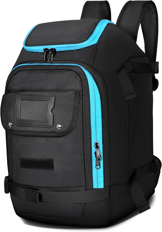 Geestock Ski Boot Bag, 50L Ski and Snowboard Boot Travel Backpack Waterproof Large Duffle Travel Bag for Ski Helmet, Skis, Snowboard & Accessories