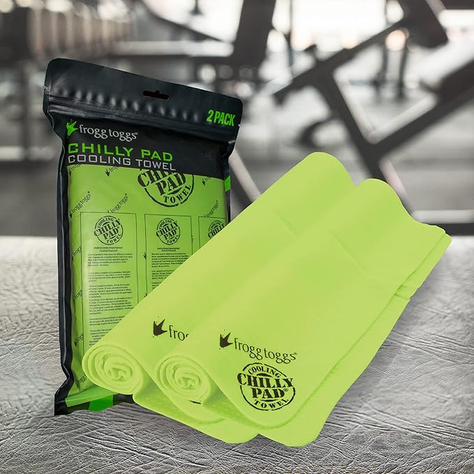 FROGG TOGGS Chilly Pad Cooling Towels, 2 Pack, 33" x 13"
