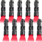 Honoson 1 Piece Red Flashlight LED Single Mode Light One Mode LED Torch Scalable Red Light Flashlight for Astronomy Aviation Night Observation