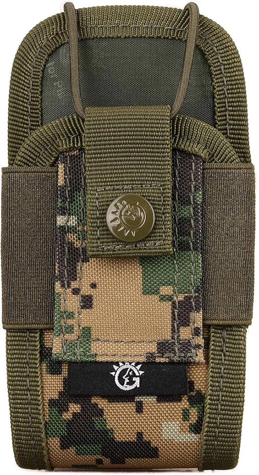 SINAIRSOFT Nylon Radio Holster, Universal Radio Case Lightweight Military Interphone Storage Bag Pouch for Molle System Walkie Talkies Holster Accessories