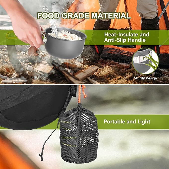 Camping Cookware Set with Stove