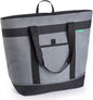 Jumbo Insulated Cooler Bag (Gray) with HD Thermal Insulation - Premium, Collapsible Soft Cooler Makes a Perfect Insulated Grocery Bag, Food Delivery Bag, Travel Insulated Bag, or Beach Cooler Bags