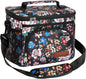 ExtraCharm Insulated Lunch Bag for Women/Men-Reusable Lunch Box for Office Picnic Hiking Beach-Leakproof Cooler Tote Bag Organizer with Adjustable Shoulder Strap for Adults-Floral Foliage