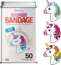 BioSwiss Bandages, Unicorn Shaped Self Adhesive Bandage, Latex Free Sterile Wound Care, Fun First Aid Kit Supplies for Kids, 50 Count