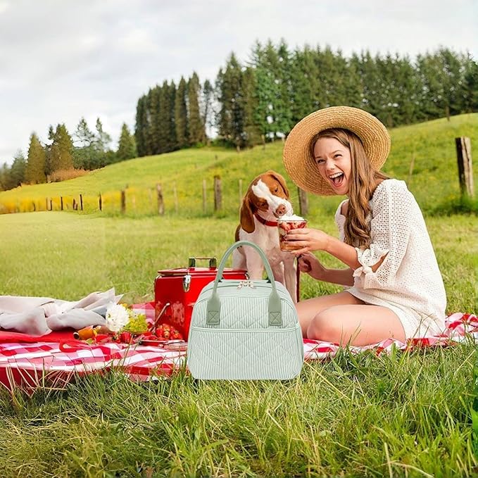 CAMTOP Lunch Box for Women Men Insulated Lunch Bag Lunch Tote Bag Leakproof Thermal Cooler Large Capacity for Travel Work School Picnic