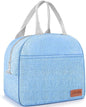 Lunch Bag Lunch Box for Women & Men, Large Capacity Insulated Lunch Bag for Adult, Leakproof Reusable Lunch Tote Bags for Work/Office/Travel/Picnic (Blue)