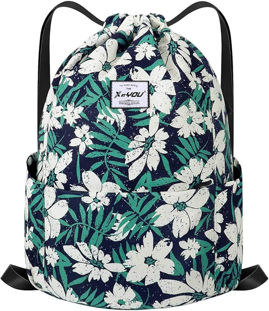 XEYOU Drawstring Sports Backpack Lightweight Gym Yoga Sackpack Shoulder Rucksack Casual Outdoor Daypack for Women and Men