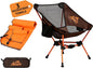 Portable Camping Chair with 3 Towels | Compact, Foldable & Sturdy - Lightweight Backpacking Chair for Camping, Hiking, Beach, Tailgates and More | 330 Lbs Capacity