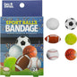 BioSwiss Bandages, Sports Balls Shaped Self Adhesive Bandage, Latex Free Sterile Wound Care, Fun First Aid Kit Supplies for Kids and Adults, 24 Count