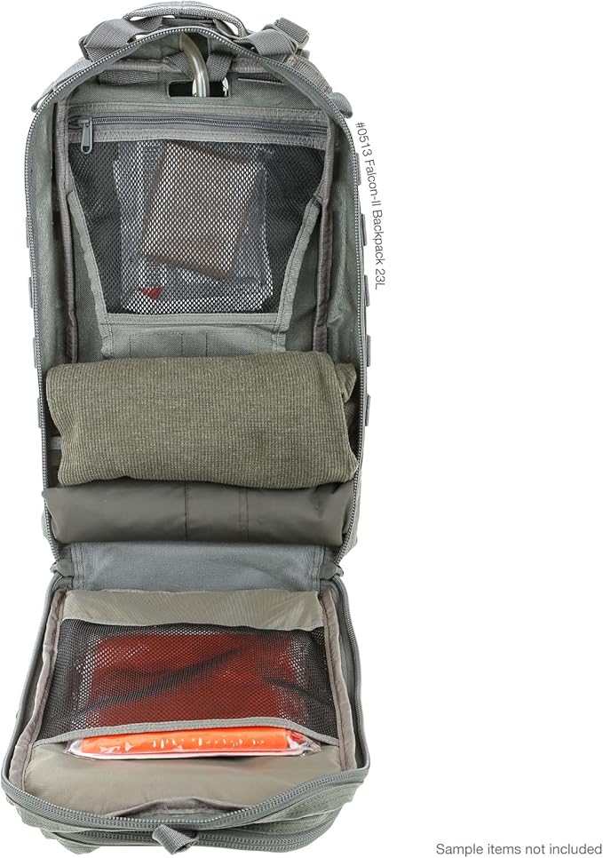 MAXPEDITION Falcon-II Backpack, 23L Tactical Backpack, Survival Pack, Bug Out Bag, MOLLE Go Bag for EDC, 0513