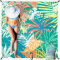 Beach Blanket Waterproof Sandproof Extra Large Beach Mat 79" X 83"/120"x108"for 1-8 Adults Quick Drying Durable Outdoor Picnic Mat for Beach Travel Camping Hiking
