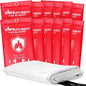 Safewayfire Emergency Fire Blanket - 12 Pack - Fiberglass Fire Blanket for Home, 39.4'' x 39.4'' Fire Suppression Blanket for Kitchen