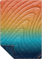 Rumpl Original Puffy Blanket - Warm Puffy Camping Blanket, 100% Recycled Polyester Insulation, Lightweight, Packable, Water-Resistant, Outdoor Puffer Blanket, 52"x75", Baja Fade