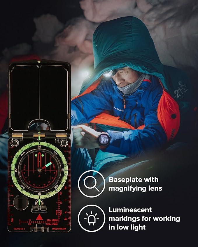 SUUNTO MC-2 Compass: Top-of-The-line Compass for Professionals & serious Hikers