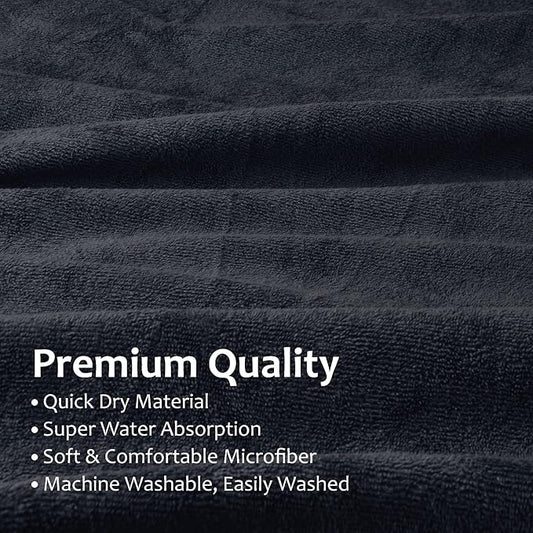 Catalonia Surf Poncho Changing Towel Robe for Adults Men Women, Water Absorbent Wetsuit Change Poncho for Surfing Swimming