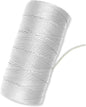 Bright White Mason Line String Line - #18 Braided Nylon String - 1,000 Ft Length - Nylon Twine for Gardening Or Masonry Tools - Construction String for String Level, Twine String for Gardening