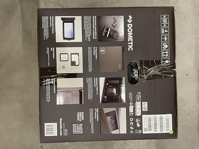 Dometic Portable Refrigerator and Freezer with ICE Maker, Powered by AC/DC or Solar