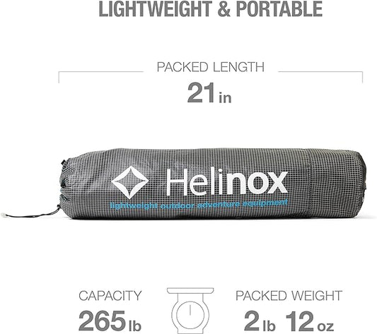 Helinox Lite Cot Ultra-Light, Compact, Collapsible, Portable Camping Cot, Black