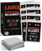 PREPARED4X Mylar Blankets 8 Pack - Waterproof Emergency Blanket - Rip and Tear Resistant Survivalist Gear - Emergency Thermal Blanket for Outdoor Survival