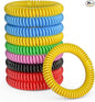 25 Pack Mosquito Repellent Bracelets for Adults & Kids, DEET-Free Bands, Individually Wrapped Repellent Wristbands