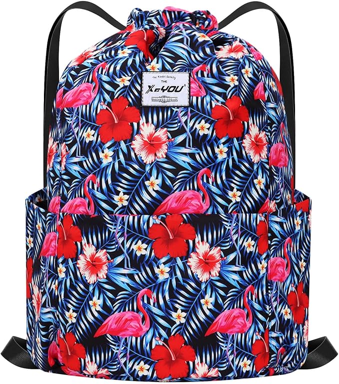XEYOU Drawstring Sports Backpack Lightweight Gym Yoga Sackpack Shoulder Rucksack Casual Outdoor Daypack for Women and Men