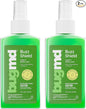 BugMD Buzz Shield (2-Pack) - Mosquito Repellent Outdoor Spray for Body, Insect Repellent, Tick Repellent for People, DEET Free Bug Spray, Mosquito Repellent Spray, Bug Spray