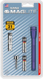 Maglite Mini Incandescent 2-Cell AAA Flashlight, Purple