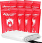 Safewayfire Emergency Fire Blanket - 8 Pack - Fiberglass Fire Blanket for Home, 39.4'' x 39.4'' Fire Suppression Blanket for Kitchen