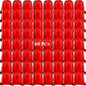 KUUQA 60Pcs Red Drawstring Backpack Bag Sack Drawstring Bags Bulk String Bags Storage Bags for Sport Gym Traveling