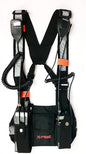 X-FIRE® Updated Dual Portable Radio Chest Rig Harness for Two-Way Radios w/ 3m Reflective. Now with Larger Radio Pocket
