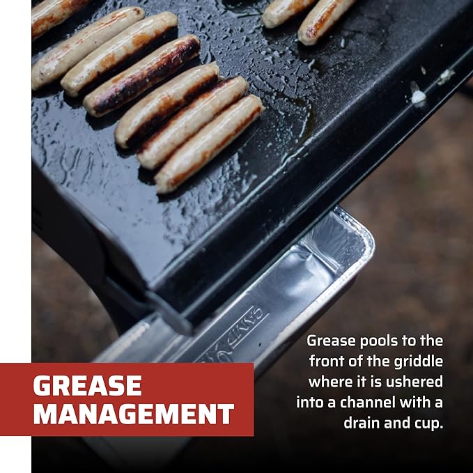 Camp Chef 2-Burner Griddle - Professional Flat Top Griddle for Camp Chef Cooking Systems - Outdoor Cooking Equipment - Fits 14" Cooking Systems
