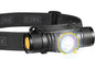 SLONIK Rechargeable Headlamp Flashlight - 500 Lumens Ultra Bright Headlight - IPX8 Waterproof Head Lamp Light for Outdoor Running, Hiking Gear, Hard Hat Helmet - Camping Accessories for Adults, Black