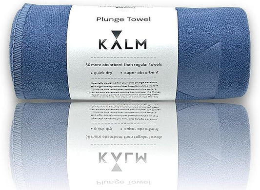 The Plunge Towel Gray Blue