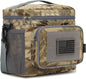 FlowFly Lunch Bag, Insulated Cooler, Thermal Lunch Box Tote with MOLLE/PALS Webbing, Adjustable Padded Shoulder Strap, for Tactical Men Women Adults and Boys Girls Kids (Camo#3, Medium)