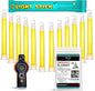 General Medi Survival Kit - 12 Ultra Bright Glow Sticks, Emergency Blanket, Survival Whistle - For Camping, Hiking, Outdoor, Survival Kit and More - Lasts Over 12 Hours