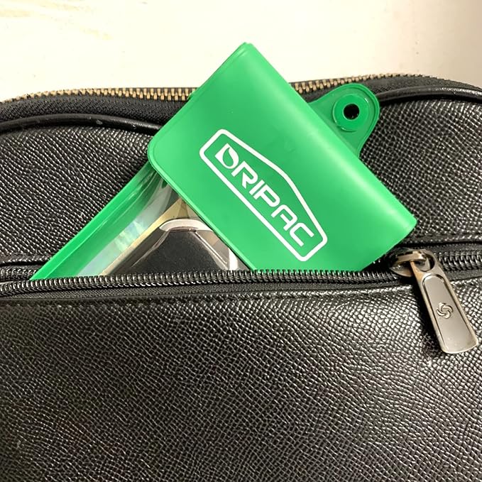 DRIPAC Waterproof Car Key FOB Case Waterproof Wallet Waterproof Holder Pouch For Key ID Badge Credit Card Money（Green）