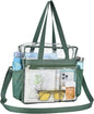 USPECLARE Clear Tote Stadium Approved, Security Travel & Gym Clear Bag for Work Sports Games Concerts