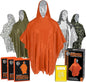 Swiss Safe Emergency Rain Ponchos, Reusable Mylar Poncho for Men, Women, Kids, Adults