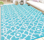 HEBE Outdoor Rug 6'x9' for Patios Waterproof Clearance Reversible Patio Mat Plastic Straw Rug RV Camping Mat Outside Area Rug Carpet for Camping RV,Porch,Deck,Balcony,Camper,Backyard