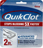 Adventure Medical Kits QuikClot Gauze - for Emergency Survival Kit, Doomsday Prepping Supplies & More - Stops Bleeding Fast with Kaolin - Flexible Hemostatic Medical Gauze - 3" x 24"