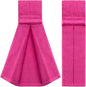 Shimeyao 2 Pcs Football Towel Cotton Sports Football Field Towel Pitching Towel with Closure Football Sweat Towel for Football Gym Men Women Accessories (Rose Red)