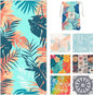 Microfiber Beach Towels - Soft & Lightweight - Absorbent, Quick Dry, Sand Free - Perfect for Beach, Pool, Travel, Camping, Picnic, Yoga - Matching Travel Bag - XL - Tropical Breeze