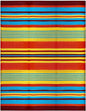 BalajeesUSA Outdoor Rug - 9x12 Multi Color, Reversible Plastic Straw, Waterproof, Patio Rugs Clearance, Porch decore, Picnic Backyard Rugs, Large RV Camper mats 7421