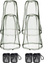 HESTYA 4 Pack Mosquito Net Face Mesh Net Protecting Net for Outdoor Hiking Camping Climbing Mosquito Fly Insects Preventing
