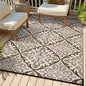 Lahome 6x9 Outdoor Rugs for Patios Waterproof, Plastic Straw Portable Reversible Rv Rug, Porch Floor Camping Carpet for Balcony Tent, Khaki 6'x9'