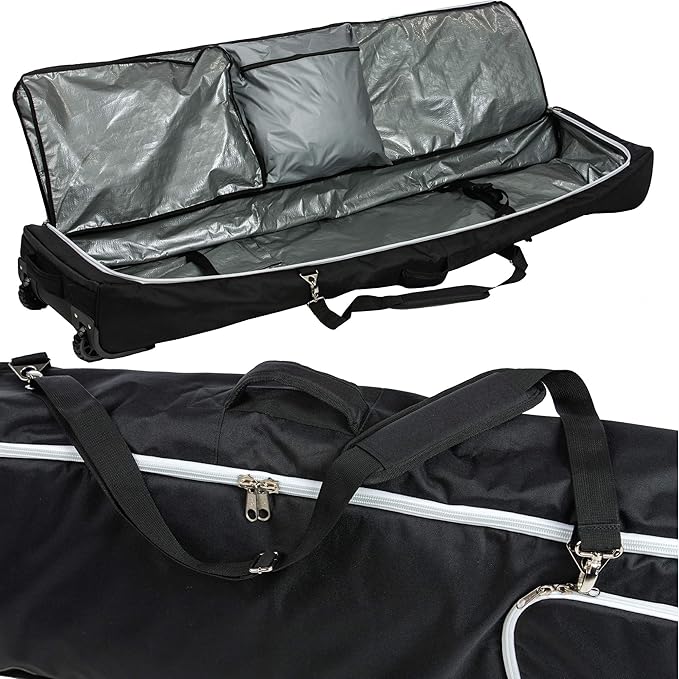 Athletico Conquest Padded Snowboard Bag With Wheels - Travel Bag for Single Snowboard and Snowboard Boots
