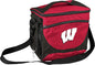 Logo Brands NCAA Unisex Adult 24-Can Cooler with Bottle Opener and Front Dry Storage Pocket, One Size, Multicolor