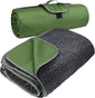 Tirrinia Outdoors Waterproof Throw Blanket, 66”x 90” Sherpa Fleece Stadium Windproof Mat for Boat, Traveling, Camping, Hiking, Football - Machine Washable
