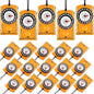 Geiserailie 20 Pcs Orienteering Compass Navigation Backpacking Compass Hiking Compass Map Reading Survival Compass Scout Compass for Kids Bulk for Navigation, Survival Outdoor Exploring, Orange