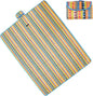 Wind Tour Family Outdoor Waterproof Durable Picnic Blankets with Carry Strap,Foldable Sandproof Picnic Floor Mat for Kids Playground Camping Park Hiking Grass Travelling (1, Straw yellow)